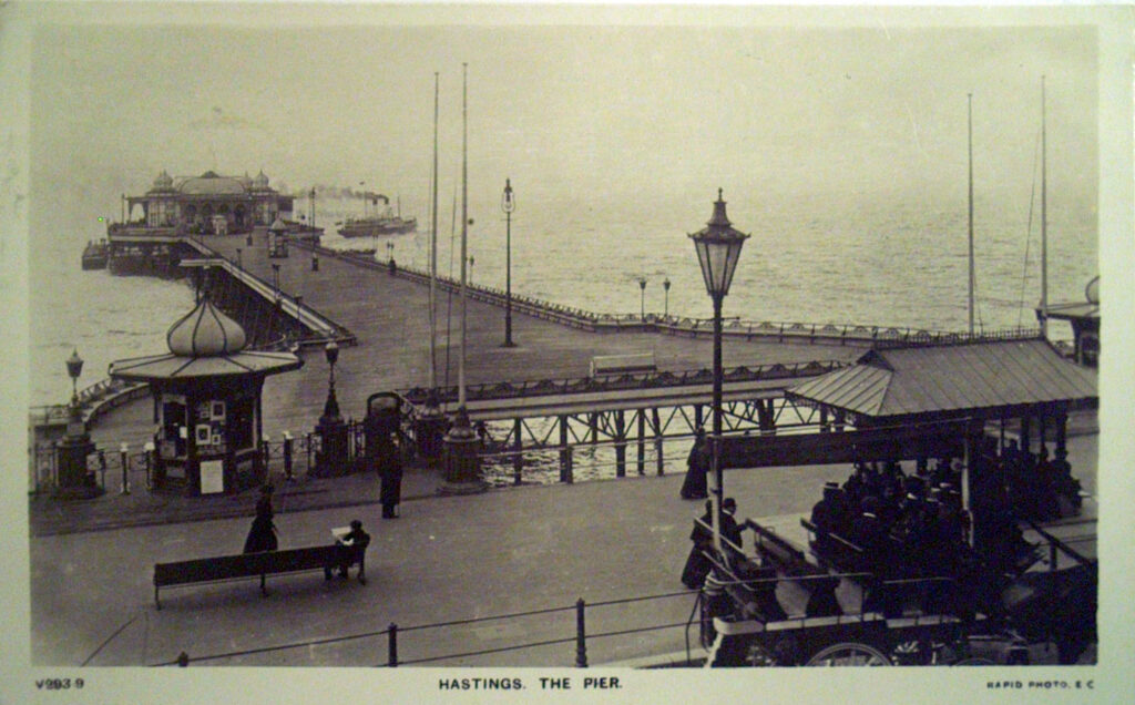 1872-1899 View of Hastings pier
