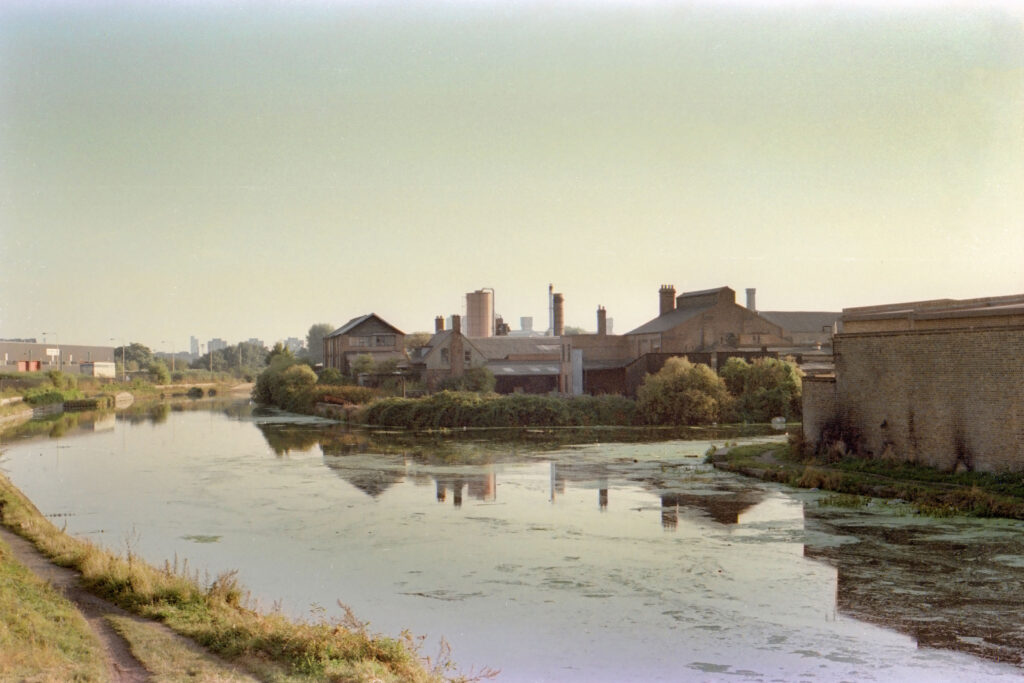 View of the canal in 1985, pre-development