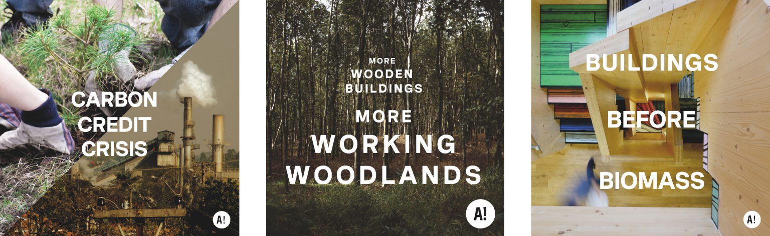 Campaigning against the mismanagement of new woodlands by promoting planting for long life harvested wood products. ACAN and AD's 'England tree strategy' response.