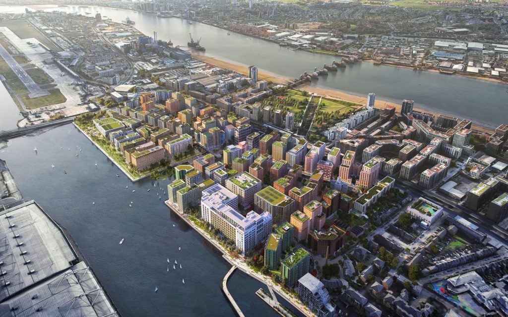 Lendlease submits plans for around 6500 homes in Silvertown East London