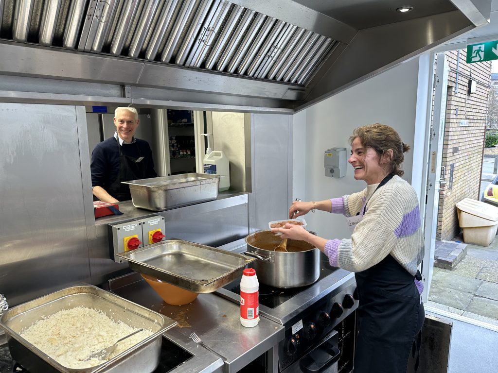 Woolwich team at the Community Kitchen