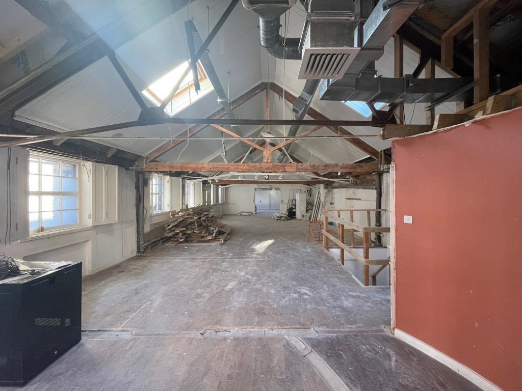 First floor after strip out